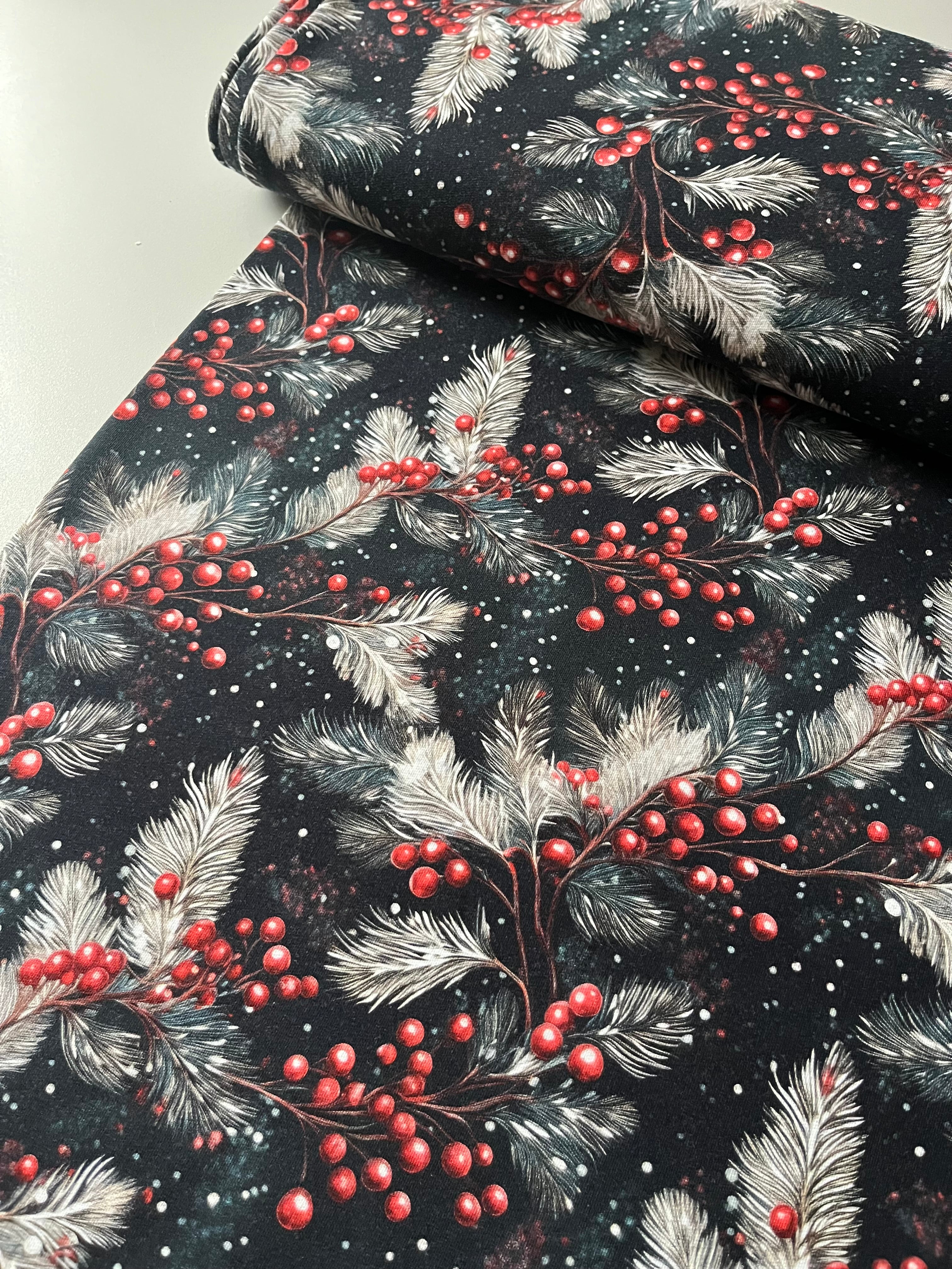 Dunklebeeren   French Terry Lagerware